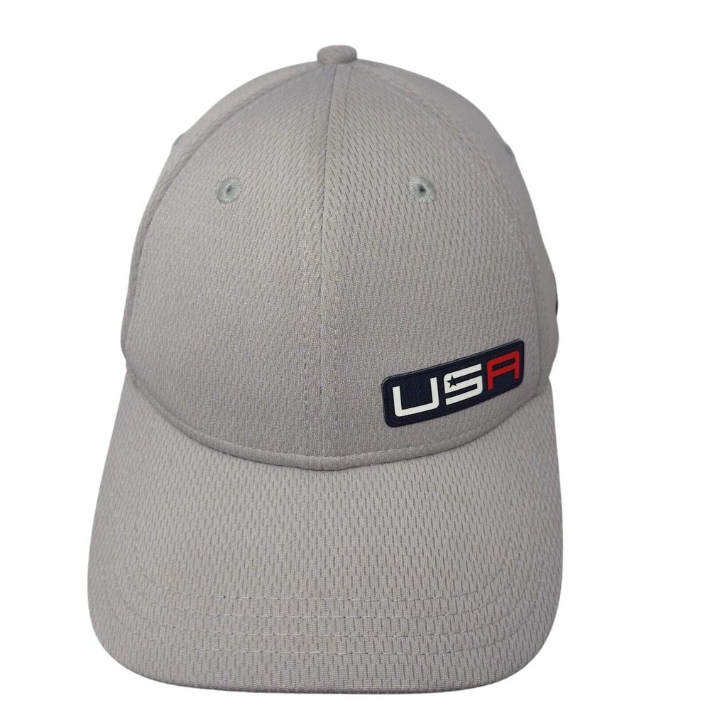 USA 2020 Strapback Hat Gray OSFM Adjustable New Era Golf Outlast